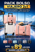 Pack Bolso Viajero 2X1